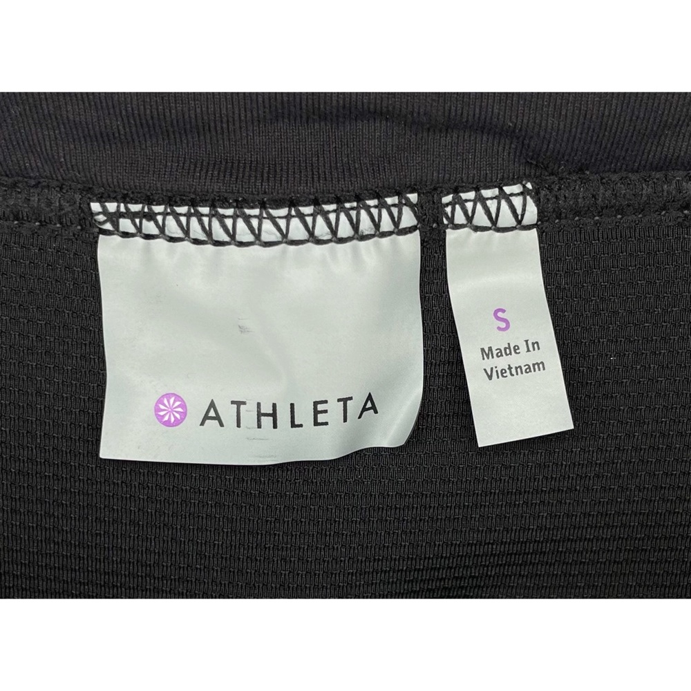Athleta Bettona 2 In 1 Small Skirt Capri Crop Black Leggings Cargo Pockets - Picture 3 of 3